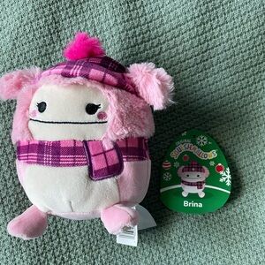 5" Brina the winter Bigfoot Squishmallow